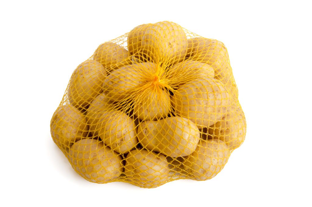 Potatoes in net